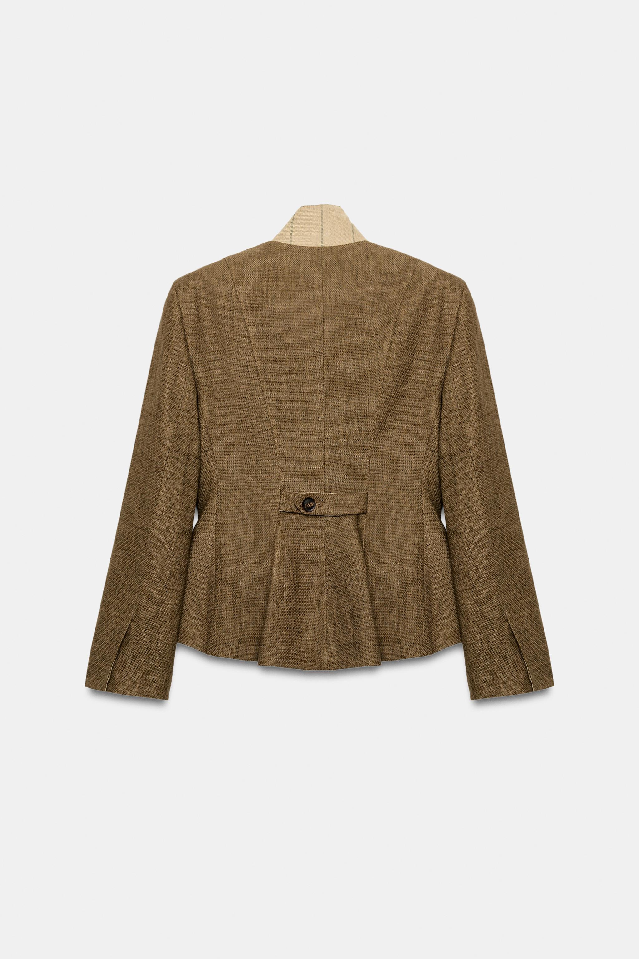 ZW COLLECTION LINEN BLEND BLAZER